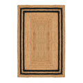 Large Jute Rug for Living Room | Heavy Traffic Braided Rug | Hand Knotted Carpet Runner