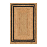 Large Jute Rug for Living Room | Heavy Traffic Braided Rug | Hand Knotted Carpet Runner