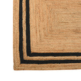 Large Jute Rug for Living Room | Heavy Traffic Braided Rug | Hand Knotted Carpet Runner