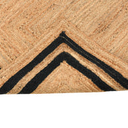 Large Jute Rug for Living Room | Heavy Traffic Braided Rug | Hand Knotted Carpet Runner