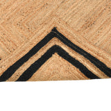 Large Jute Rug for Living Room | Heavy Traffic Braided Rug | Hand Knotted Carpet Runner