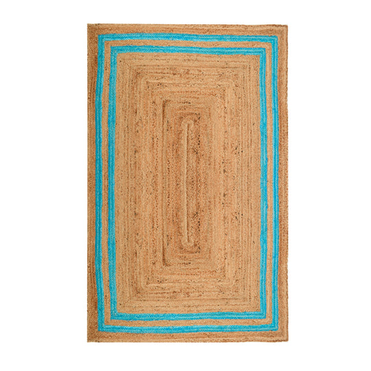 Durable Jute Rug for Heavy Traffic Areas | Large Natural Rug for Hallway, Entryway, Kitchen 