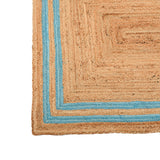 Durable Jute Rug for Heavy Traffic Areas | Large Natural Rug for Hallway, Entryway, Kitchen 