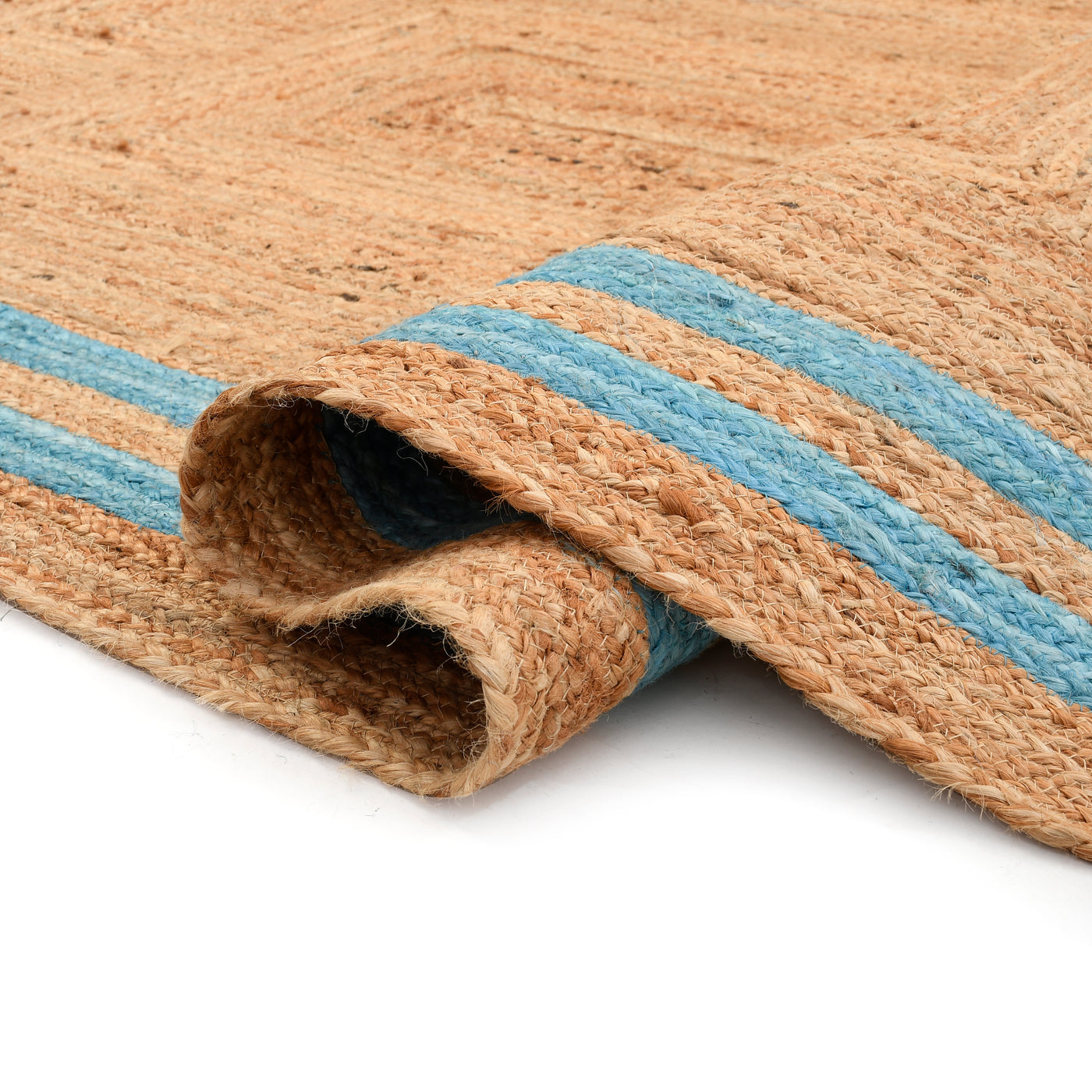Durable Jute Rug for Heavy Traffic Areas | Large Natural Rug for Hallway, Entryway, Kitchen 