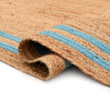 Durable Jute Rug for Heavy Traffic Areas | Large Natural Rug for Hallway, Entryway, Kitchen 