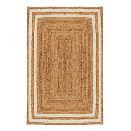 Heavy Duty Jute Rug | Large Hand Knotted Rug 8X10 Feet | Durable Hallway & Entryway Runner