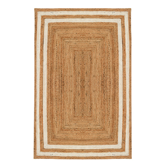 Heavy Duty Jute Rug | Large Hand Knotted Rug 8X10 Feet | Durable Hallway & Entryway Runner