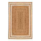 Heavy Duty Jute Rug | Large Hand Knotted Rug 8X10 Feet | Durable Hallway & Entryway Runner