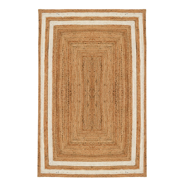 Heavy Duty Jute Rug | Large Hand Knotted Rug 8X10 Feet | Durable Hallway & Entryway Runner