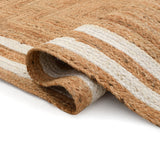 Heavy Duty Jute Rug | Large Hand Knotted Rug 8X10 Feet | Durable Hallway & Entryway Runner