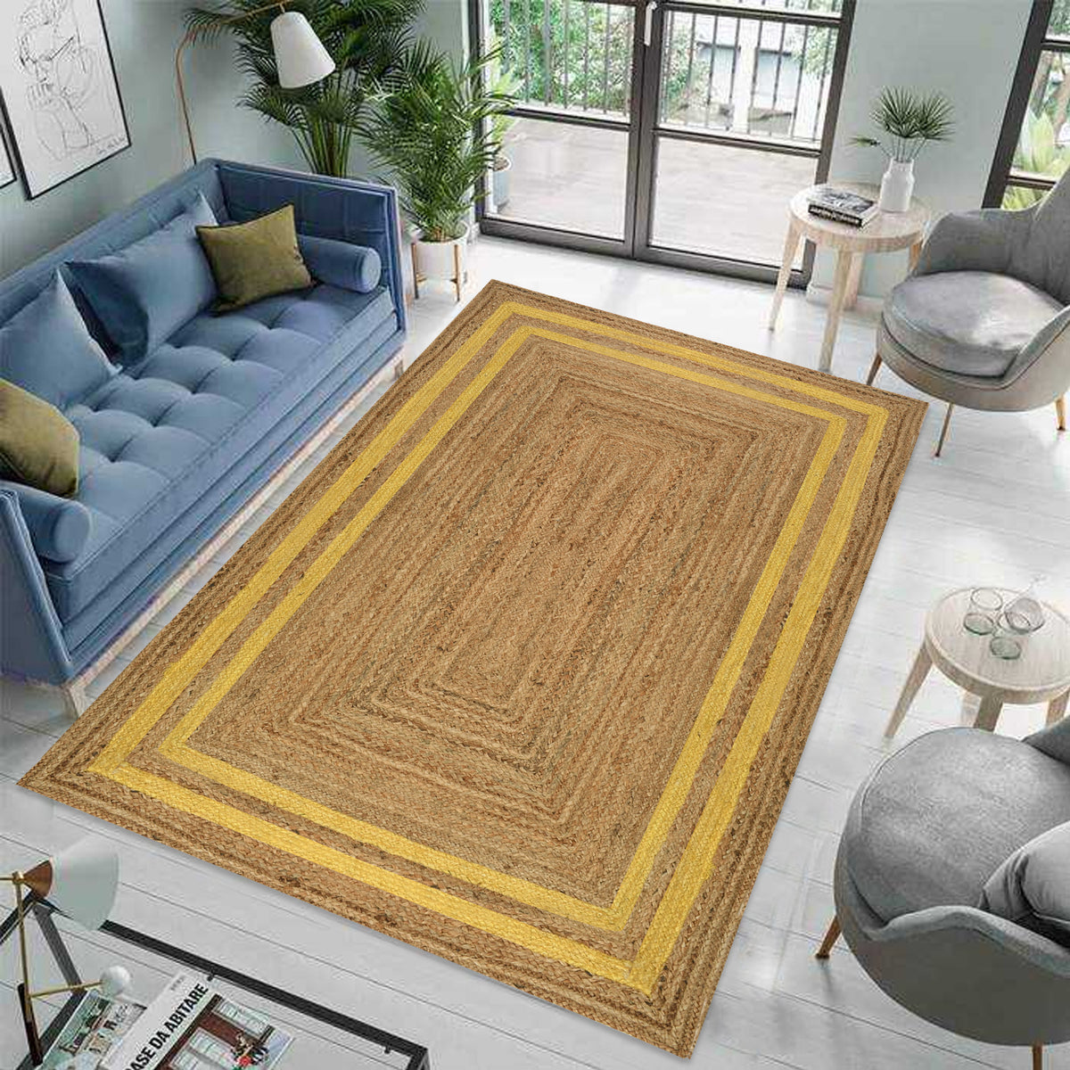 Large Area Rug 8X10 Feet | Heavy Traffic Carpet Runner | Durable Carpet for Entryway/Hallway