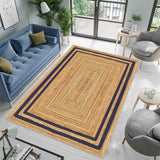 Natural Hemp Jute Rug | Large Carpet Runner | Jute Seagrass Carpet for Hallway/Entry Door