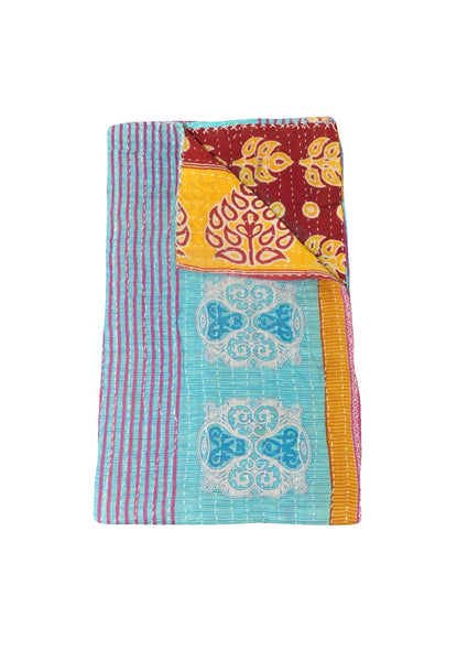 Arabella Hand-Stitched Kantha Throw