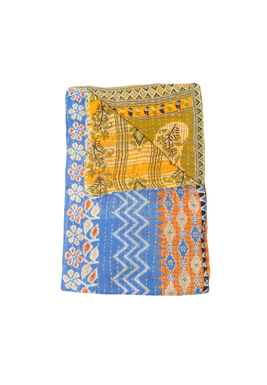 Organic Kantha Throws on sale Buy Vintage Sari Kantha Throw From India