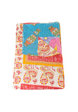 indian kantha throw twin kantha bedding bohemian kantha blanket