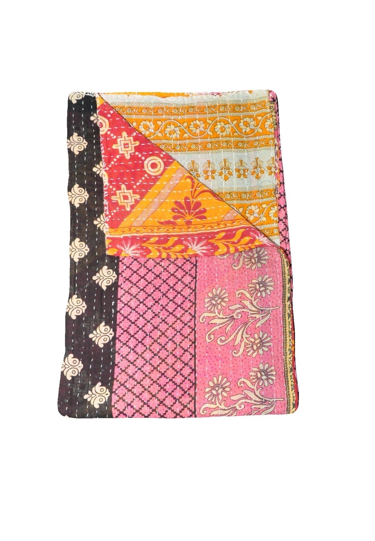 Aniella Hand-Stitched Kantha Throw
