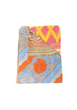 cotton sari kantha throw blanket