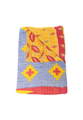 Bohemian vintage kantha sofa throw blanket