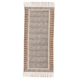 Washable Cotton Runner for Hall/Entryway/Kitchen, Cotton Stair Runner Rug