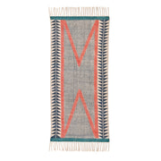 Machine Washable Rug, Washable Hallway Runner, Hand Block Print Cotton Runner
