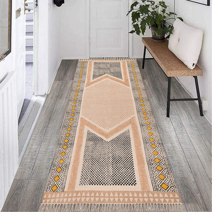 Home Washable Rug, Runner for Dining Table, Washable Kitchen Runner, Bath Runner
