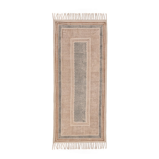 Cotton Washable Runner, Washable Hallway Rug, Extra Large Cotton Area Rug Carpet