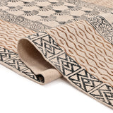 Machine Washable Runner Rug, Block Print Cotton Runner for Hall/Entryway, Picnic Beach Mat