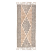 Cotton Runner Rug, Washable Area Rug, Home Washable Runner for Dining Table/Kitchen
