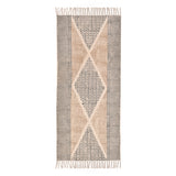 Cotton Runner Rug, Washable Area Rug, Home Washable Runner for Dining Table/Kitchen