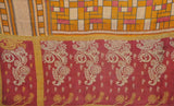 hand stitched kantha sofa throw