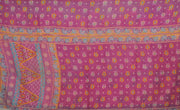 hand quilted twin kantha bed cover