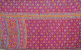 hand quilted twin kantha bed cover