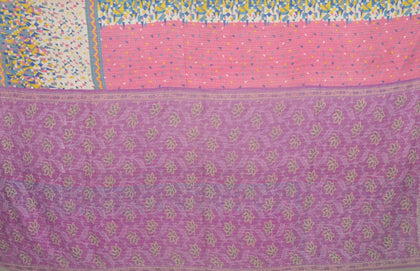 fair trade kantha quilt blanket