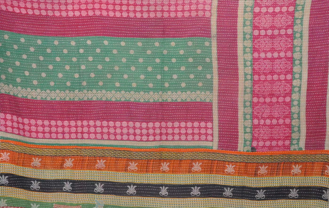 twin size kantha bedding