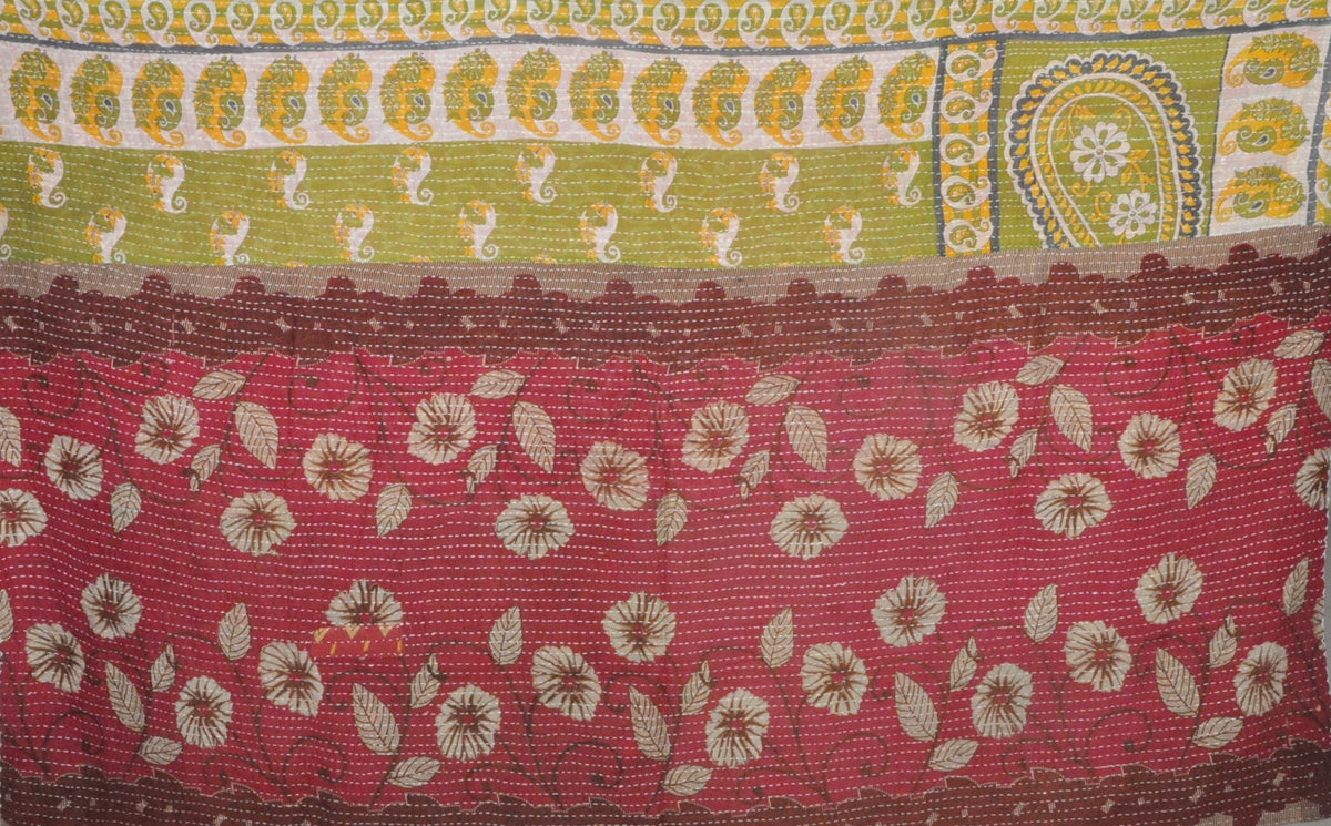 bohemian kantha blanket throw