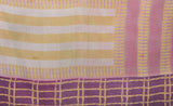 Indian Kantha Throw Hand Stitched Baby Blanket Fair Trade Kantha Shop