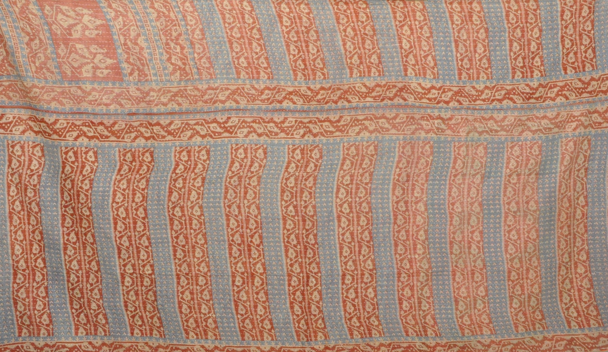 Vintage Kantha throw quilt