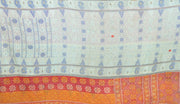 Paisley Pattern Vintage Kantha Throw Quilt