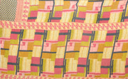 Bohemian kantha sofa throw quilt