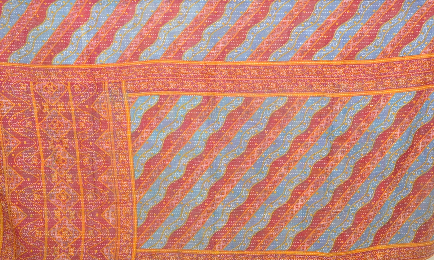 twin size kantha bed cover bedding