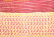 cotton sari kantha throw blanket