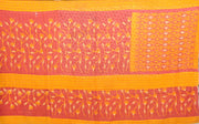 paisley pattern kantha throw quilt