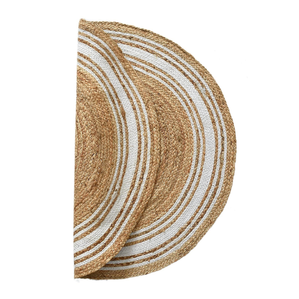 Farmhouse Decor Round Rug 10' Braided Jute Round Area Rug 5X5 for Living Room