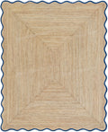 Heavy Traffic Jute Carpet Scalloped Jute Rug Handwoven Rugs Kitchen Runner