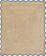 Heavy Traffic Jute Carpet Scalloped Jute Rug Handwoven Rugs Kitchen Runner