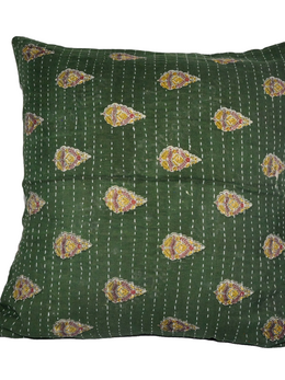 Indian Handmade Kantha Pillows For Outdoor Furniture Patio Cushions PXL34