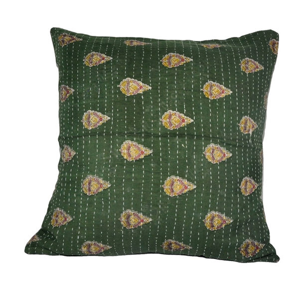 Indian Handmade Kantha Pillows For Outdoor Furniture Patio Cushions