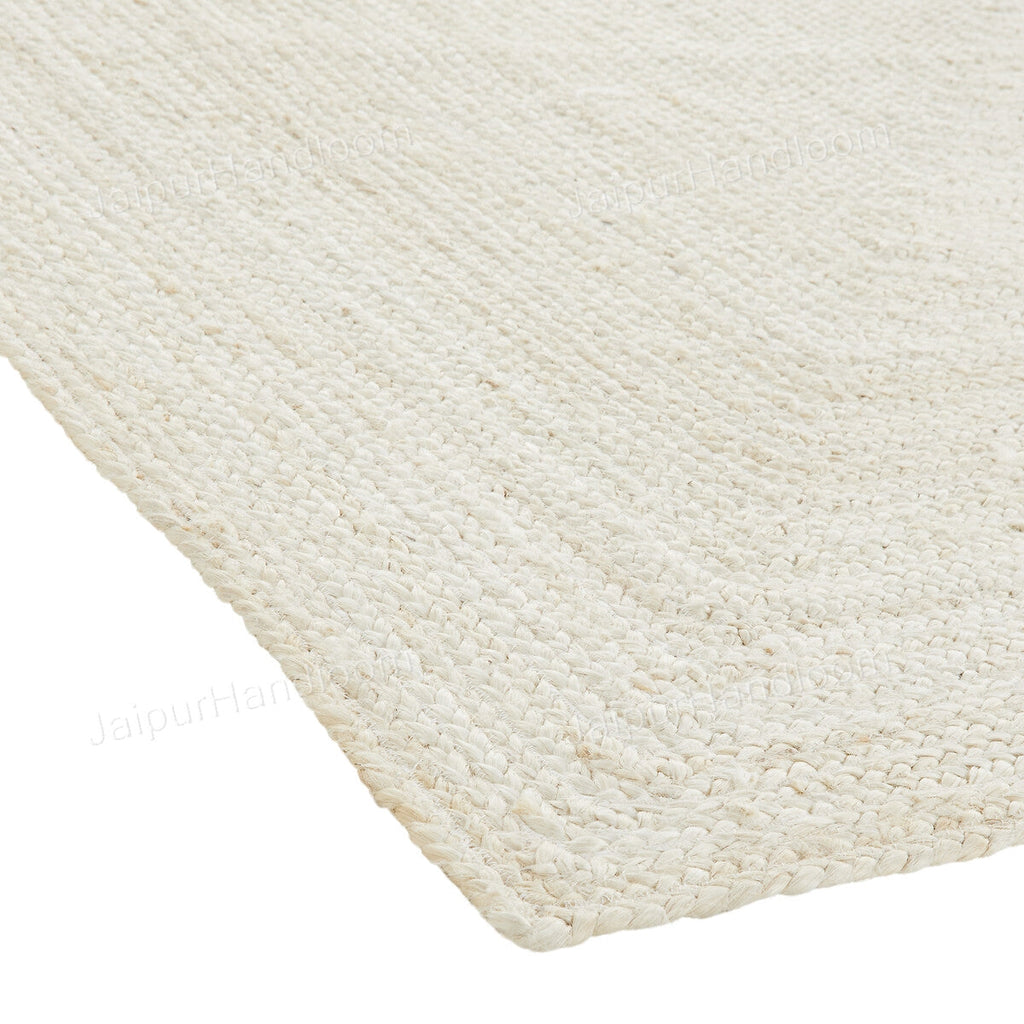 Ivory Jute Loop Rug Ivory Jute Rug 8'x10', Braided Off White Jute Rug Runner 4'x6', Jute R
