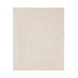 Ivory Jute Rug 8'x10', Braided Off White Jute Rug Runner 4'x6', Jute Rug for Hallway