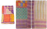 Indian Kantha Throw Hand Stitched Baby Blanket Fair Trade Kantha Shop